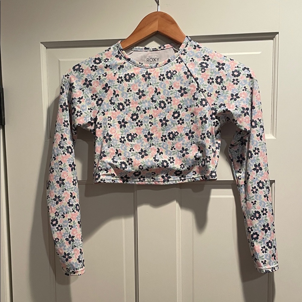 Roxy Multicolor Floral Crop Top
